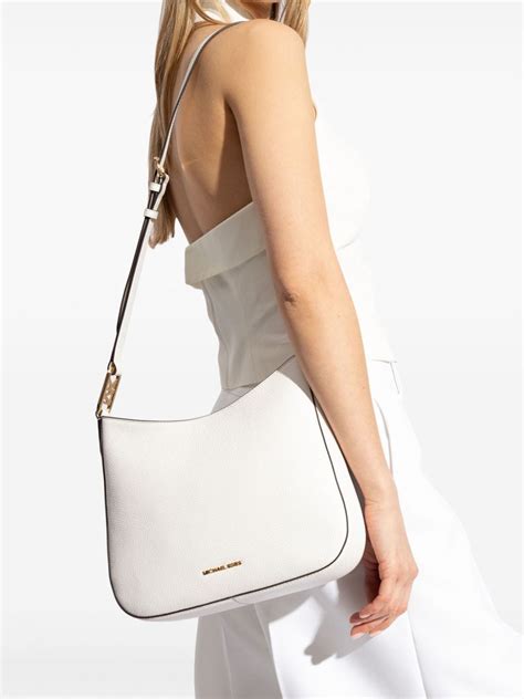 michael kors mercer grained leather shoulder bag|Michael Kors kensington shoulder bag.